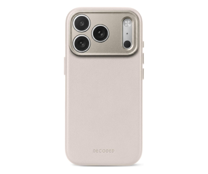 Etui do telefonów Decoded Leather Backcover do iPhone 18 Pro MagSafe (taupe)